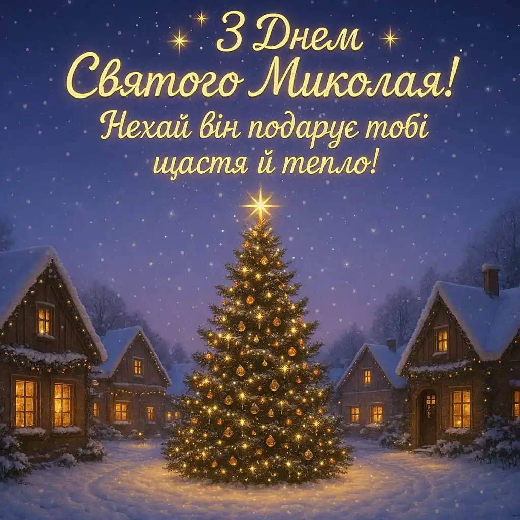 Привітання з днем святого миколая