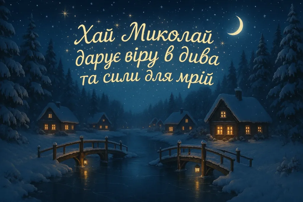 Привітання з днем святого миколая