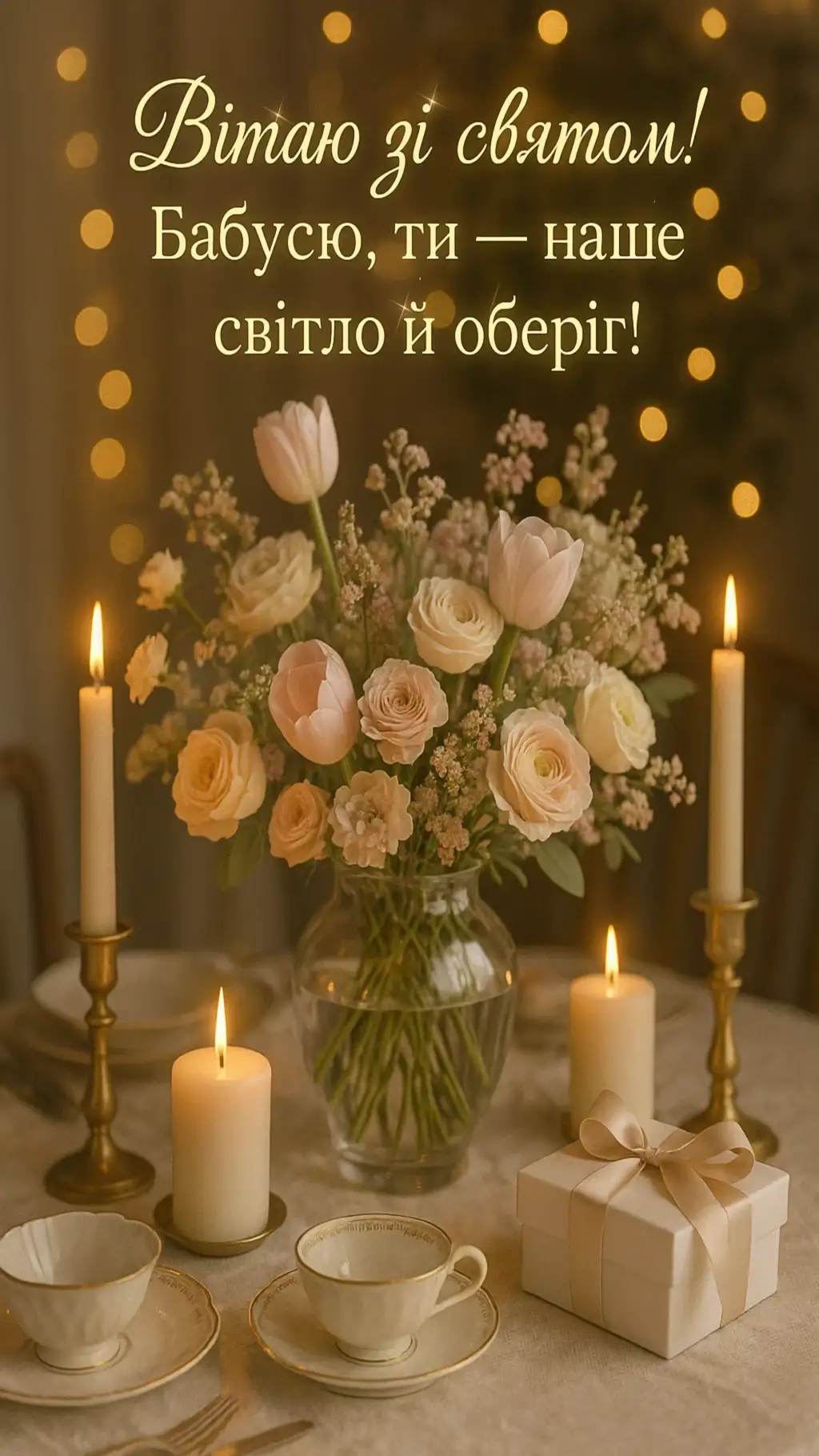 Привітання бабусі з днем народження