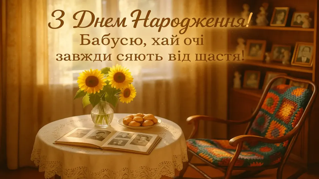 Привітання бабусі з днем народження