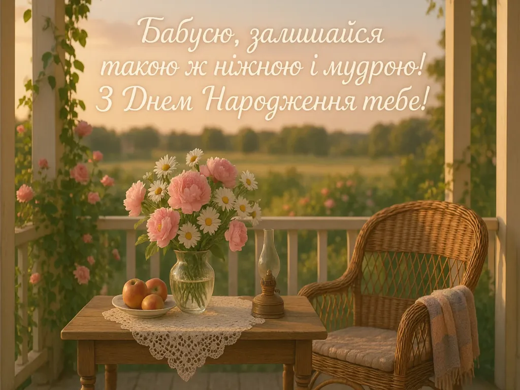 Привітання бабусі з днем народження