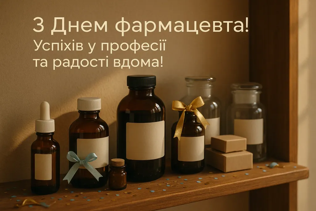 Привітання з днем фармацевта