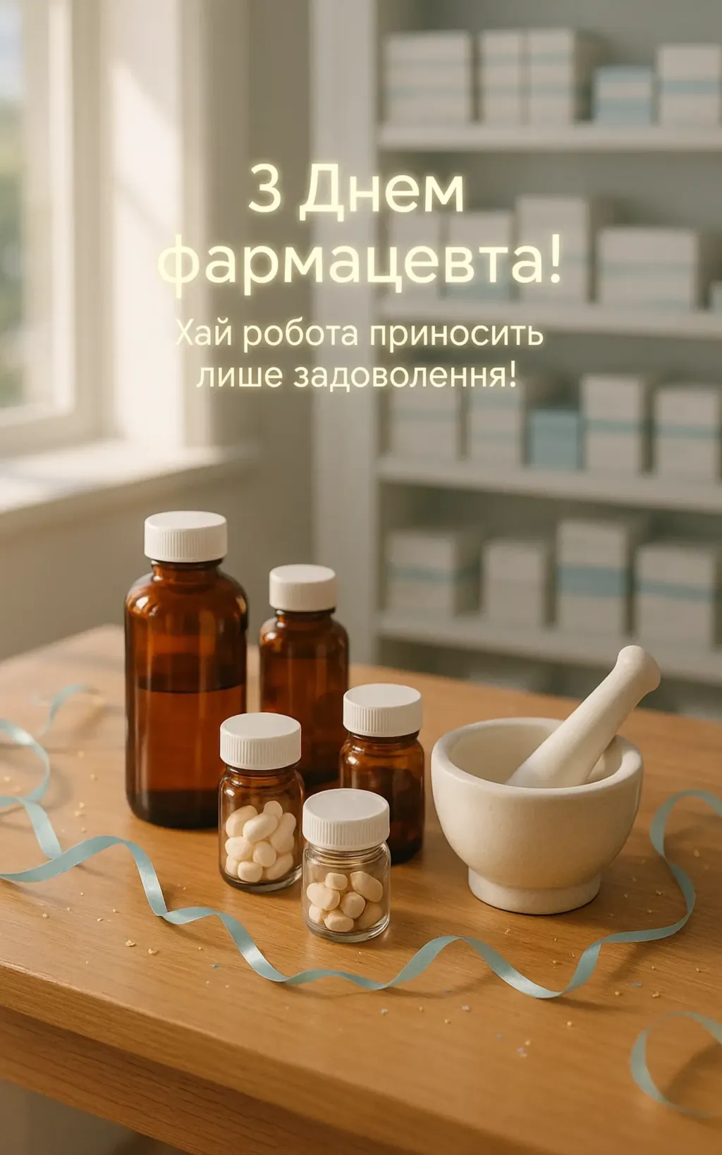 Привітання з днем фармацевта