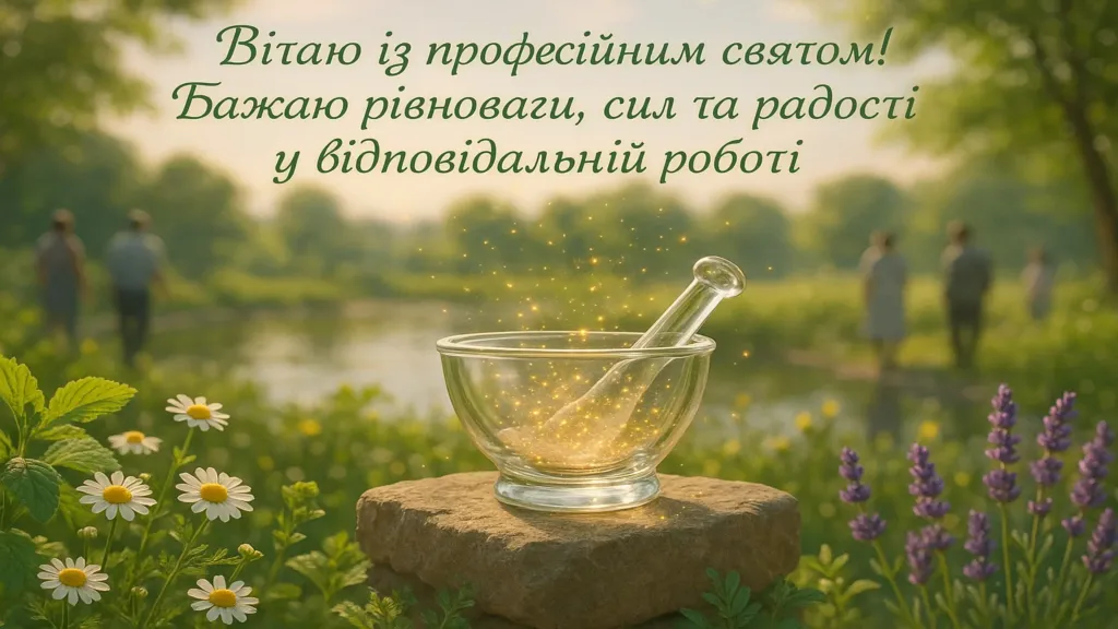 Привітання з днем фармацевта