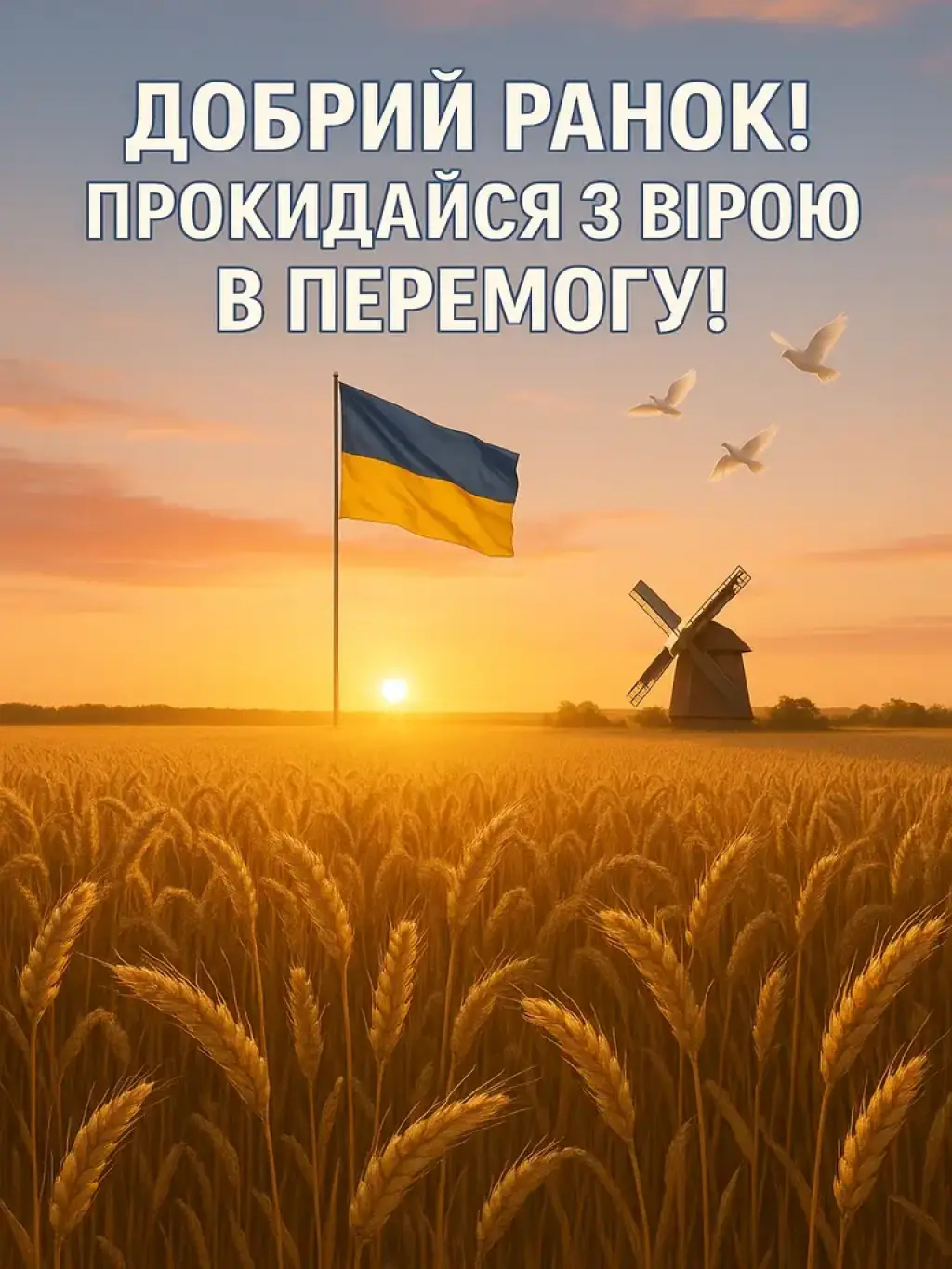 Патріотичні привітання з добрим ранком