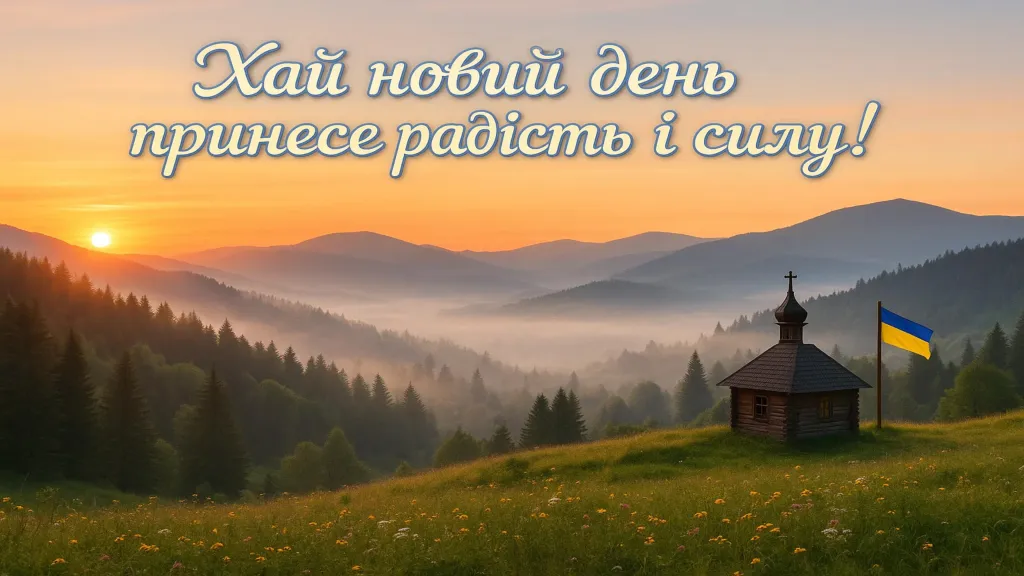 Патріотичні привітання з добрим ранком