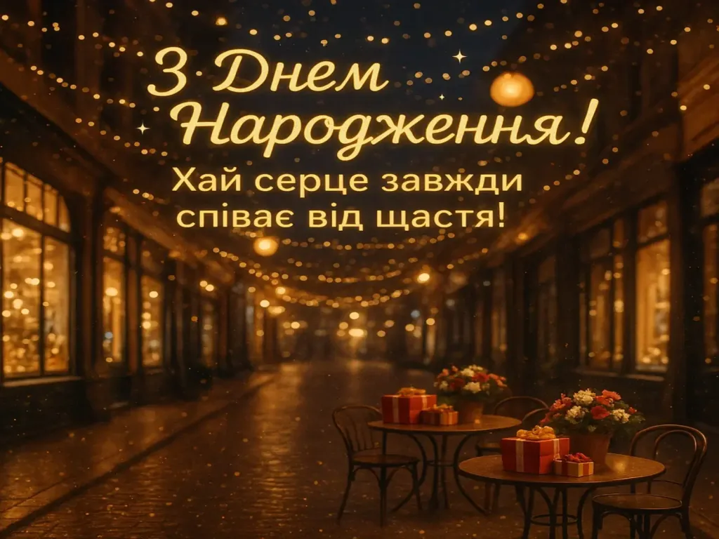 Привітання з днем народження своїми словами короткі