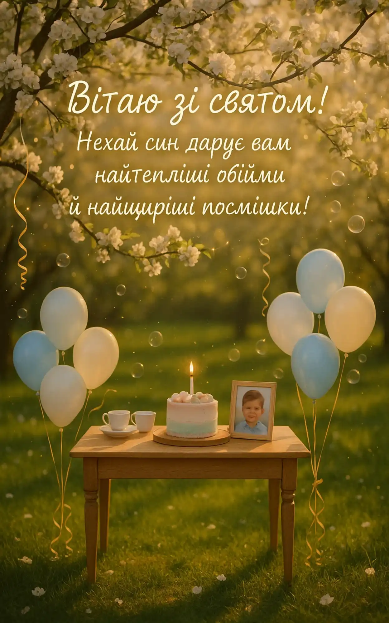Привітання з днем народження сина батькам
