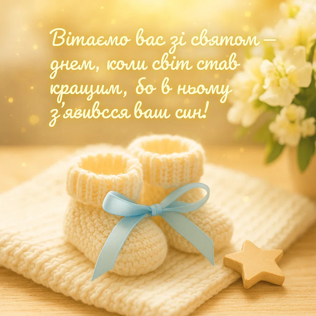 Привітання з днем народження сина батькам