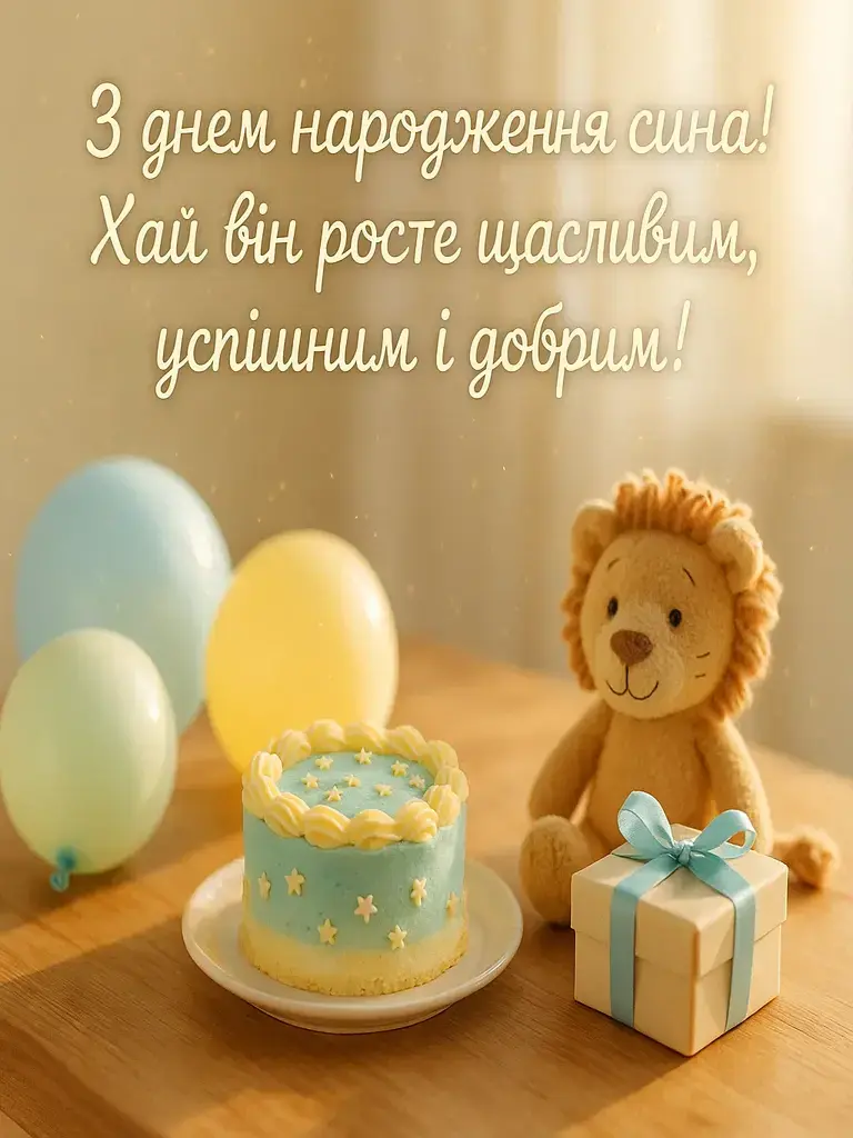 Привітання з днем народження сина батькам