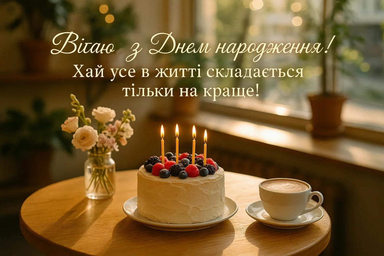 Привітання з др