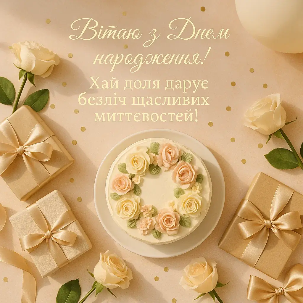 Привітання з др