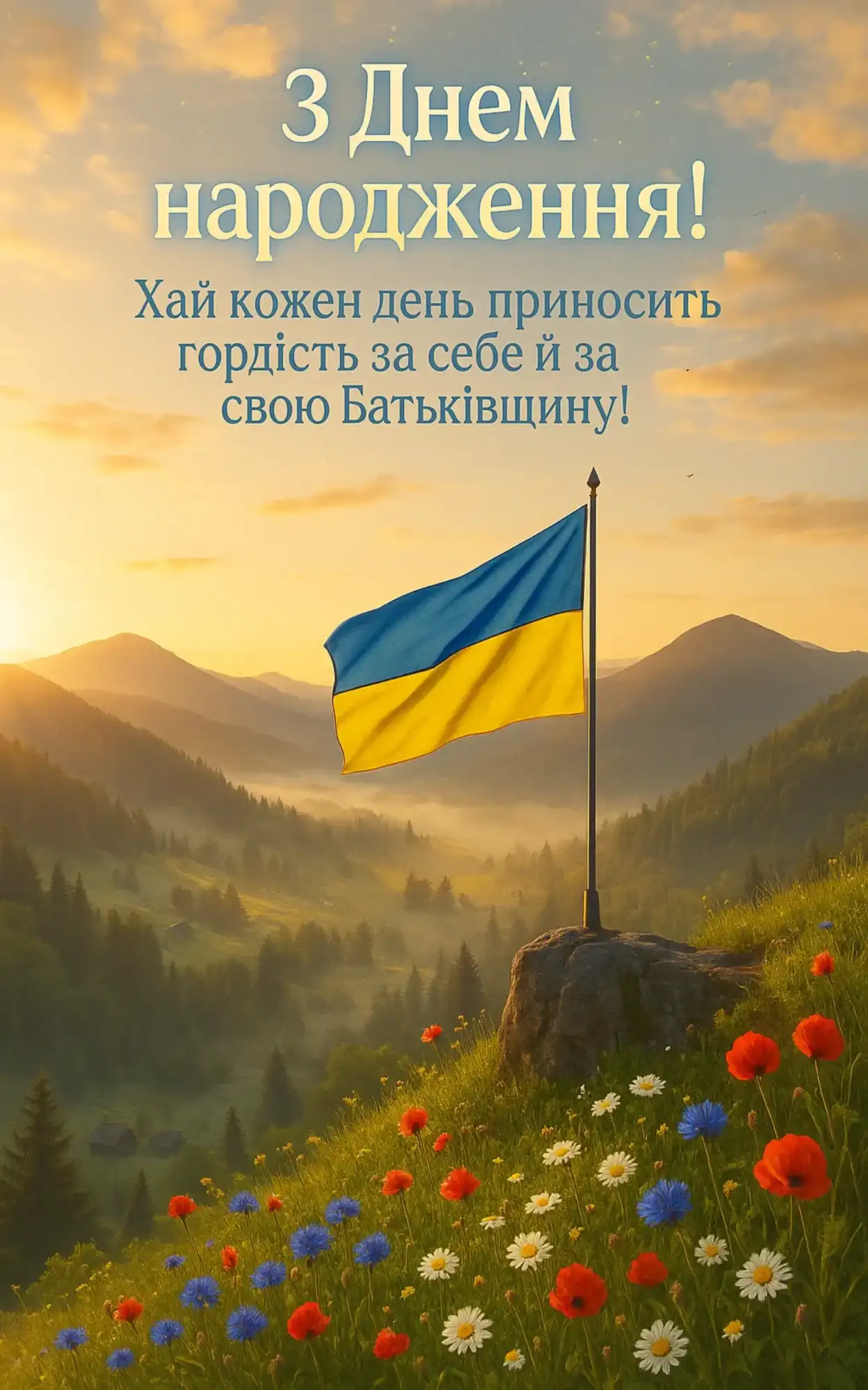 Патріотичні привітання з днем народження