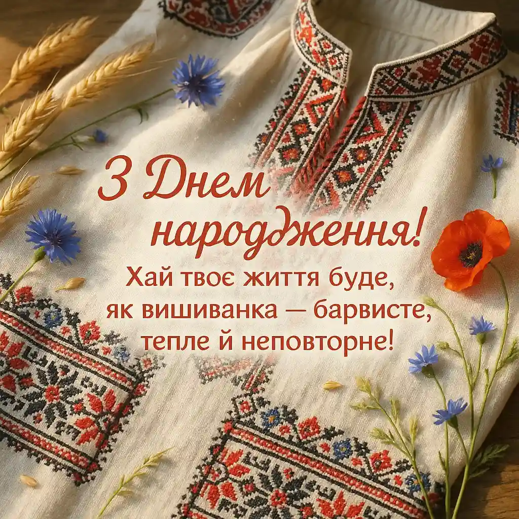 Патріотичні привітання з днем народження