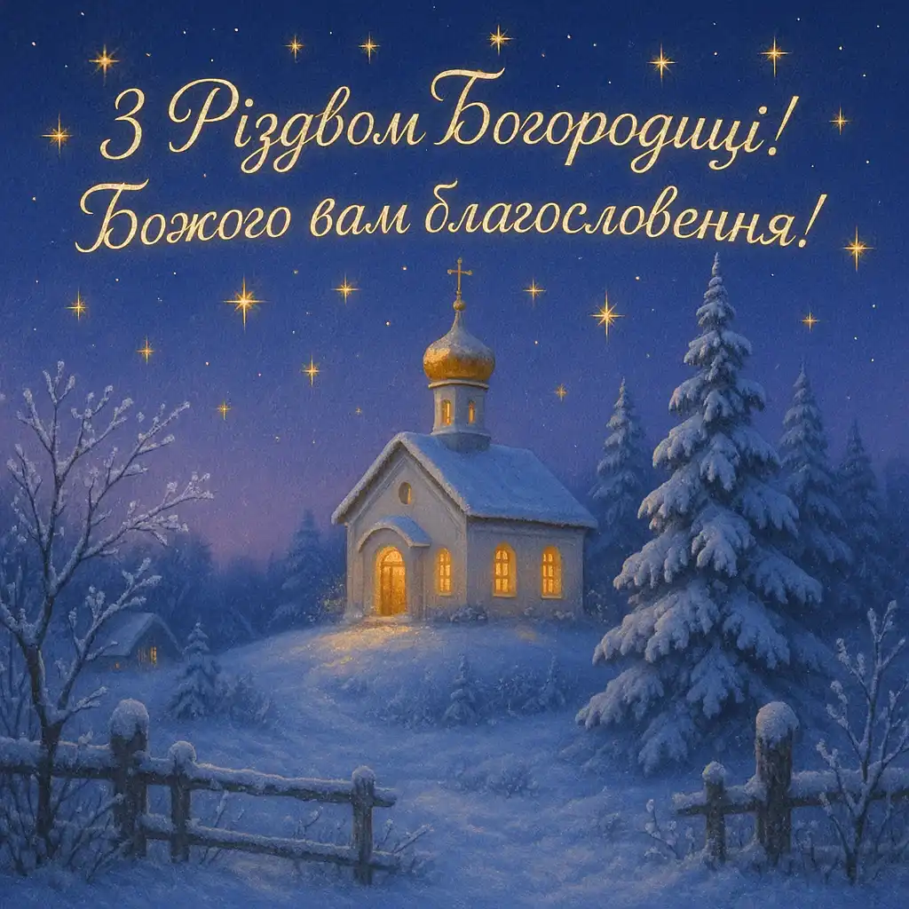 Привітання з різдвом богородиці