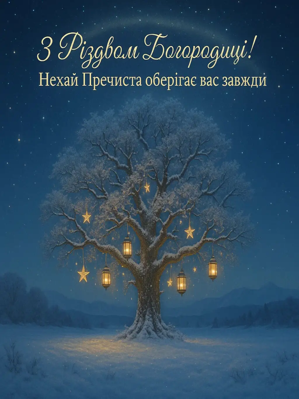 Привітання з різдвом богородиці