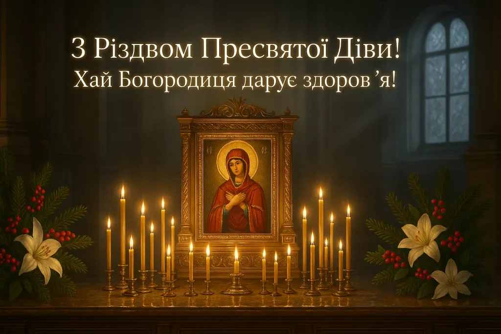 Привітання з різдвом богородиці