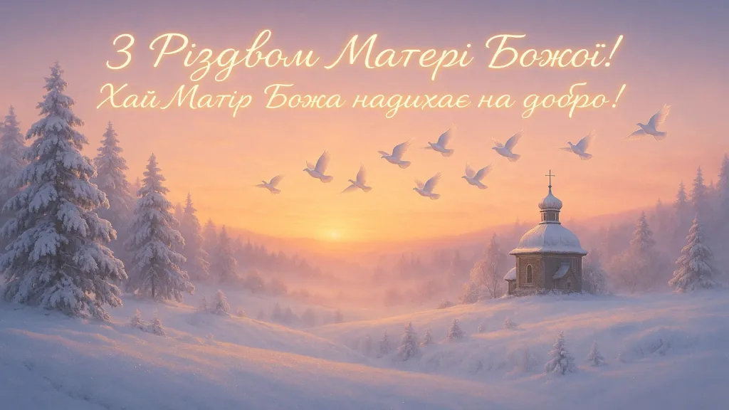 Привітання з різдвом богородиці