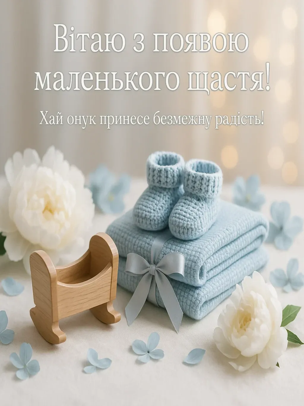 Привітання з народженням онука