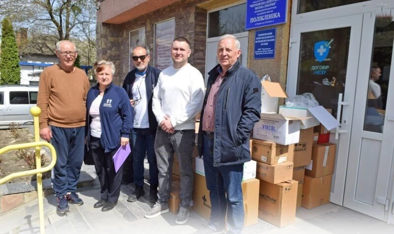 Чортківська лікарня отримала допомогу від італійських волонтерів