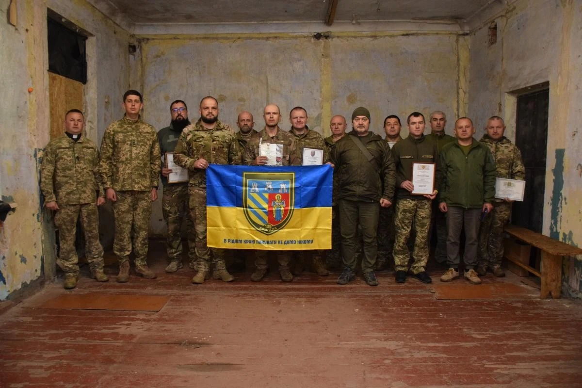 Військовослужбовців 105-ї бригади ТрО відзначили державними нагородами