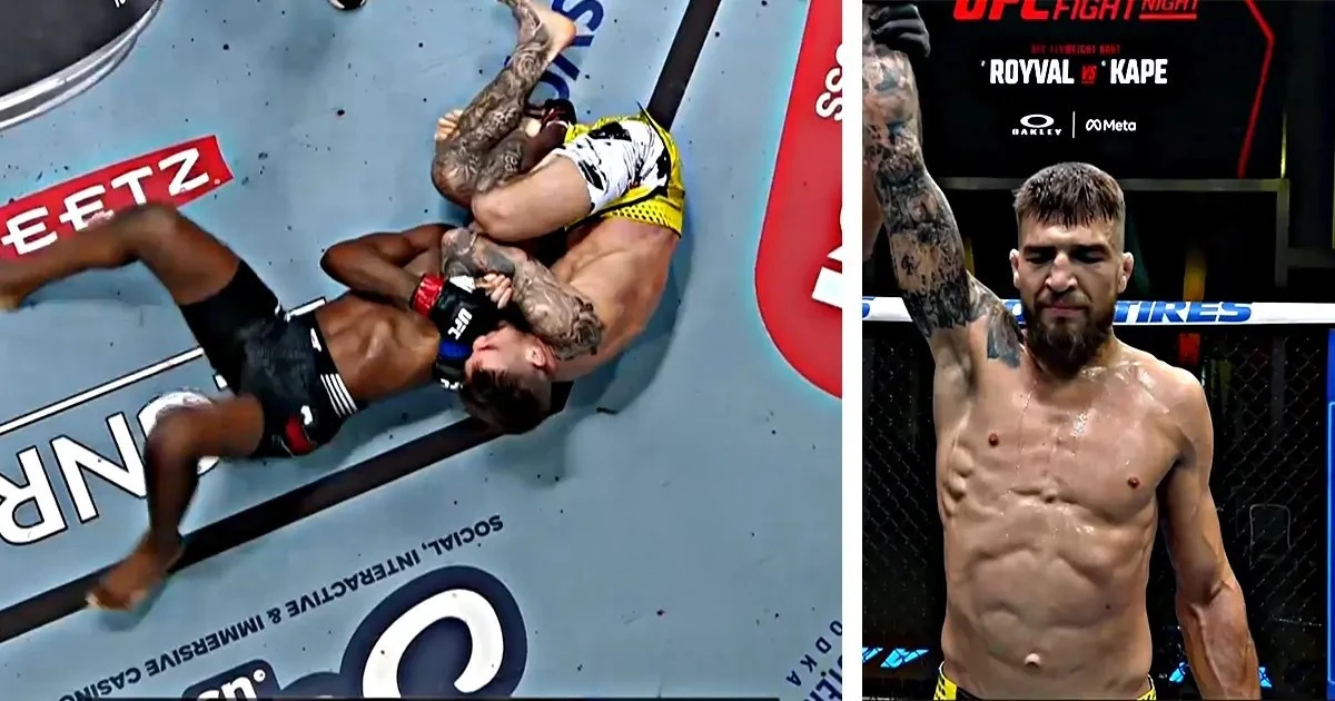Українець ефектно дебютував в UFC, “задушивши” досвідченого американця у першому ж раунді