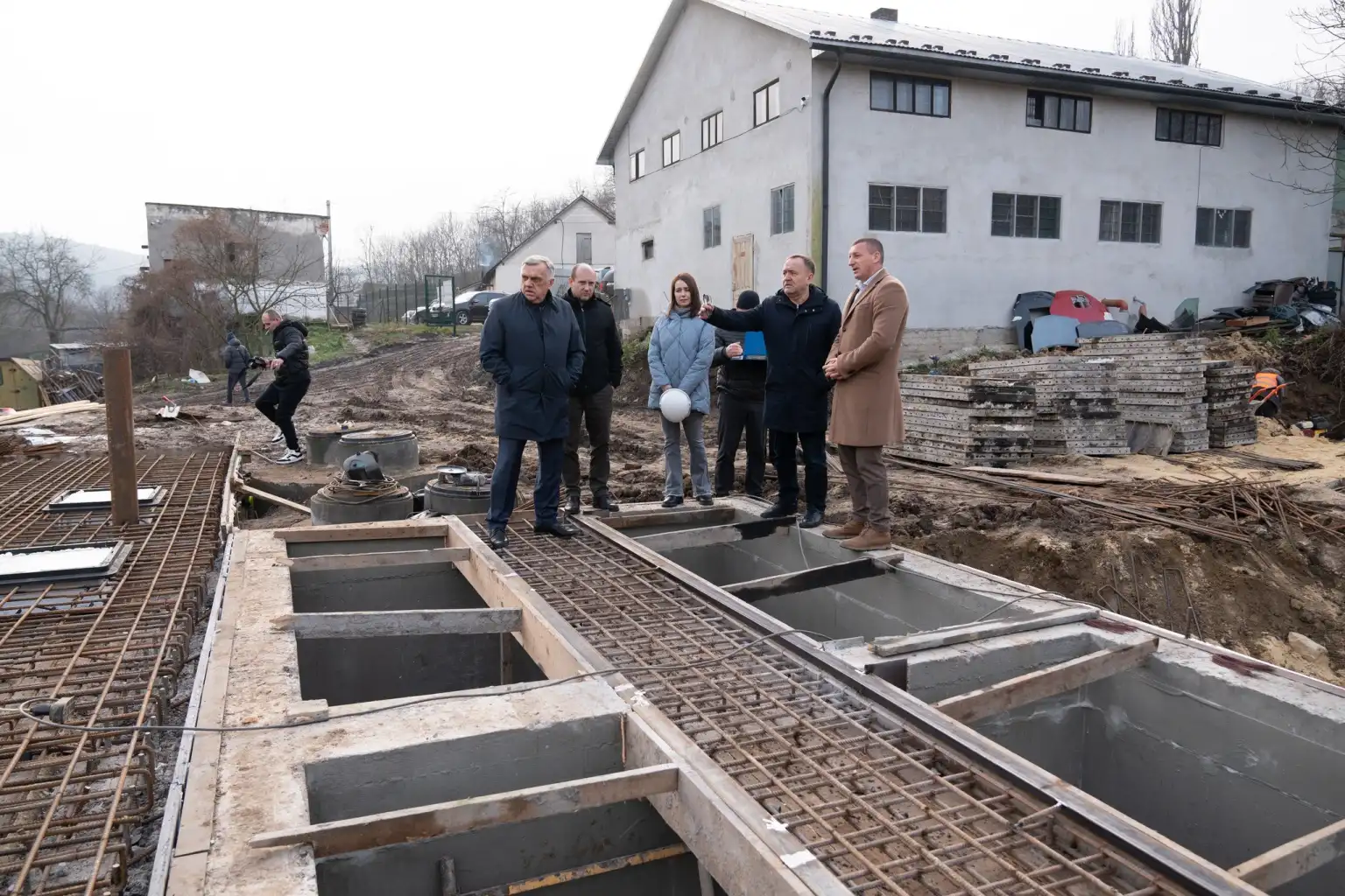 У Заліщиках триває реконструкція очисних споруд за підтримки ЄС