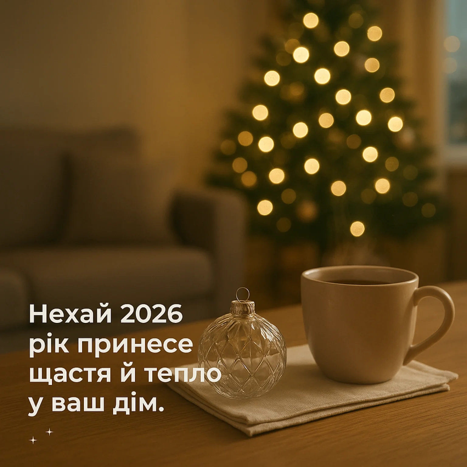 Привітання з прийдешнім новим роком 2026