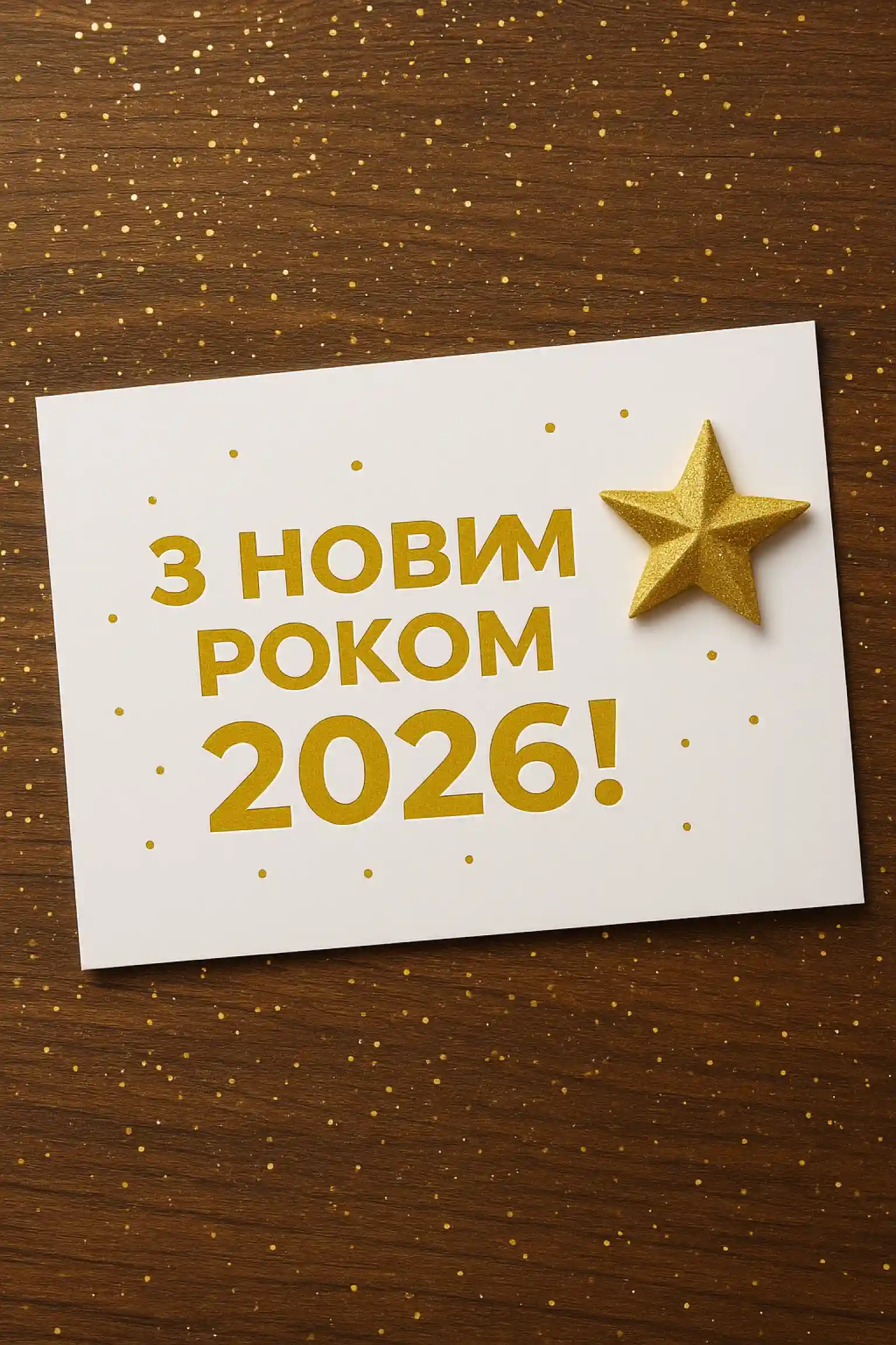 Привітання з прийдешнім новим роком 2026