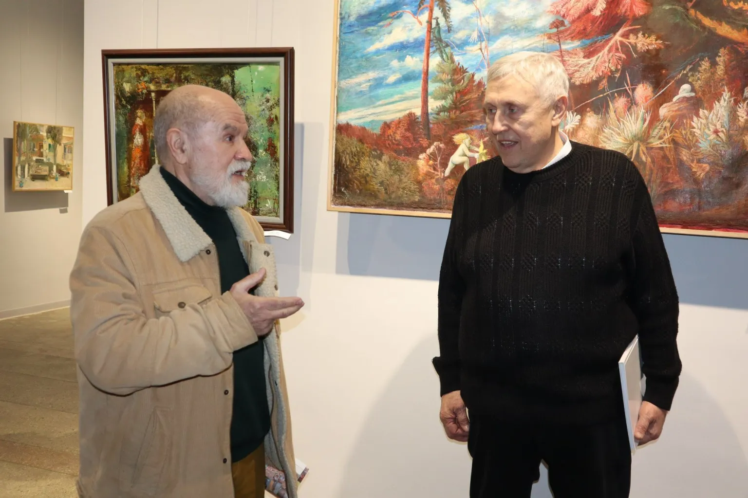Виставку живопису унікального художника з Миколаєва презентували у Тернополі