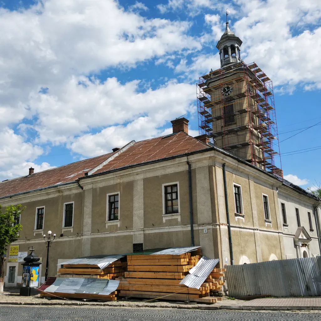 Реставрація Бережанської ратуші подорожчала: у кошторисі фіксують кратне зростання цін на матеріали