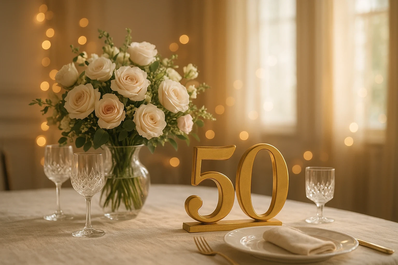 Привітання з ювілеєм на 50 років для жінки