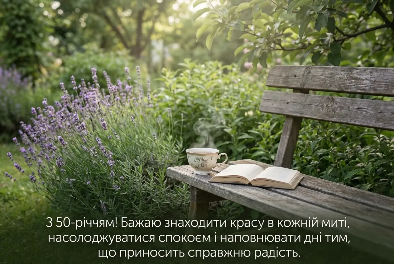 з ювілеєм 50 років для жінки