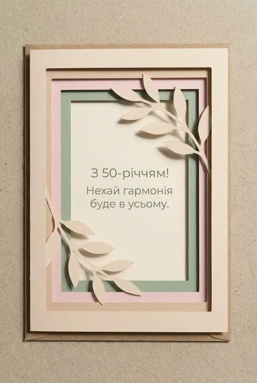 з ювілеєм 50 років для жінки