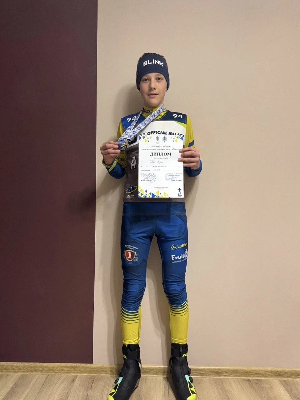 Юні біатлоністи Тернопільщини здобули золото на чемпіонаті України