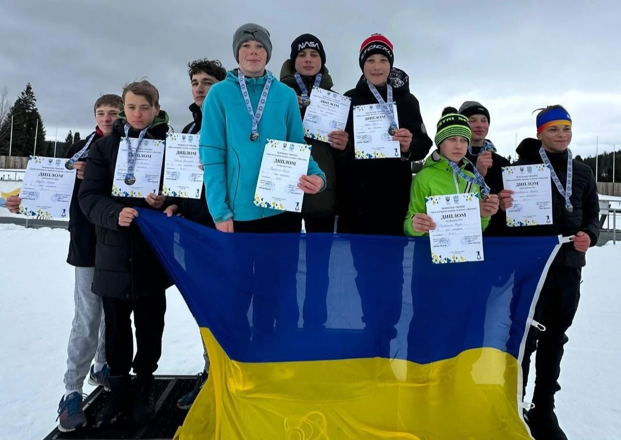 Юні біатлоністи Тернопільщини здобули золото на чемпіонаті України