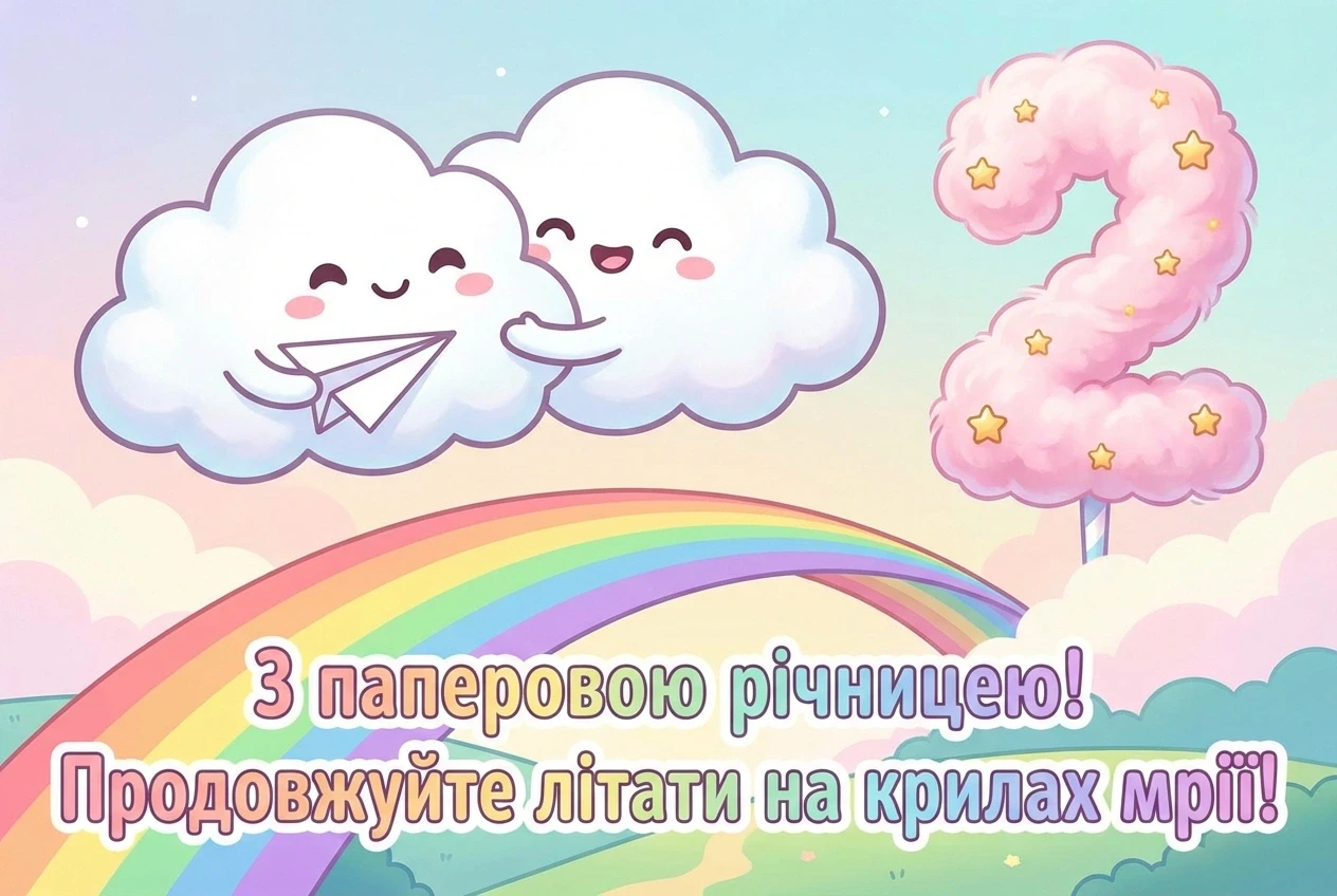 річниця весілля 2 роки