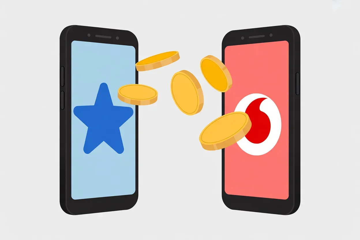 Як перекинути гроші з Київстара на Vodafone через онлайн-сервіси та термінали самообслуговування