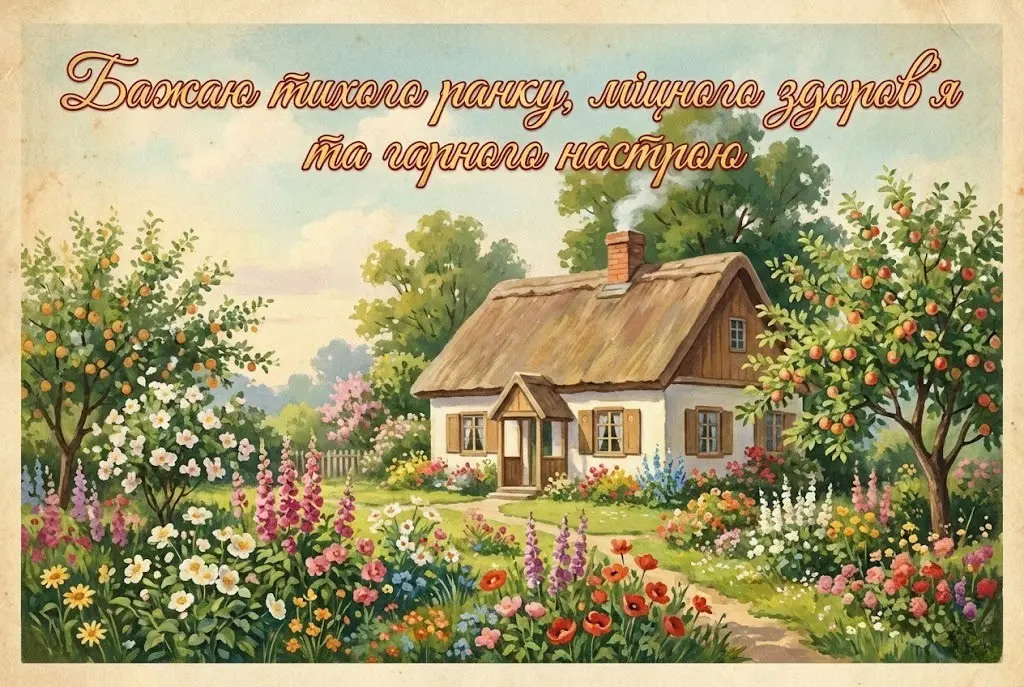 Доброго тихого ранку: душевні картинки та найкращі побажання для гарного настрою