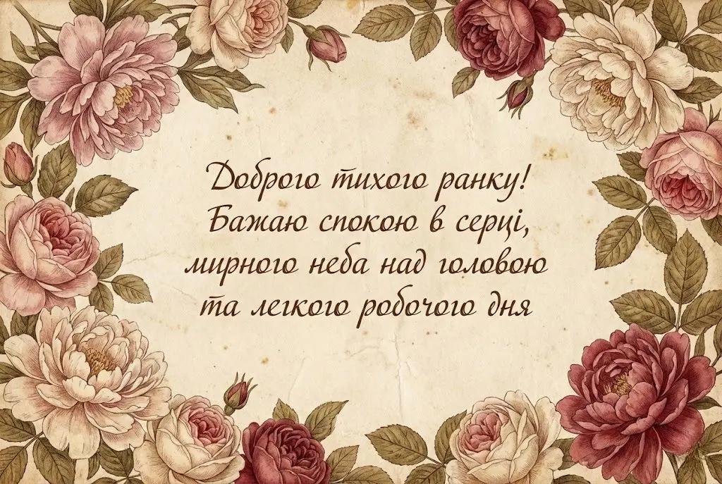 Доброго тихого ранку: душевні картинки та найкращі побажання для гарного настрою