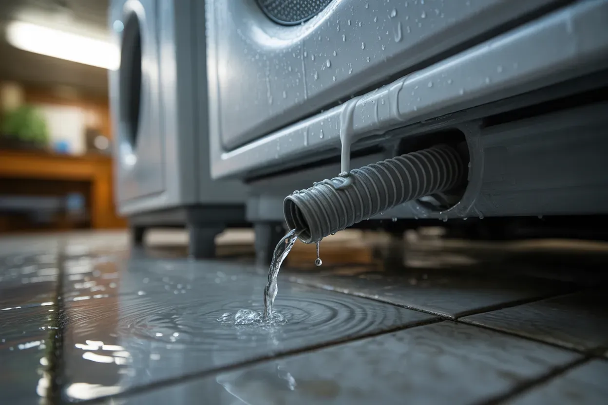 Як спустити воду з пральної машини при аварійній зупинці чи засміченні