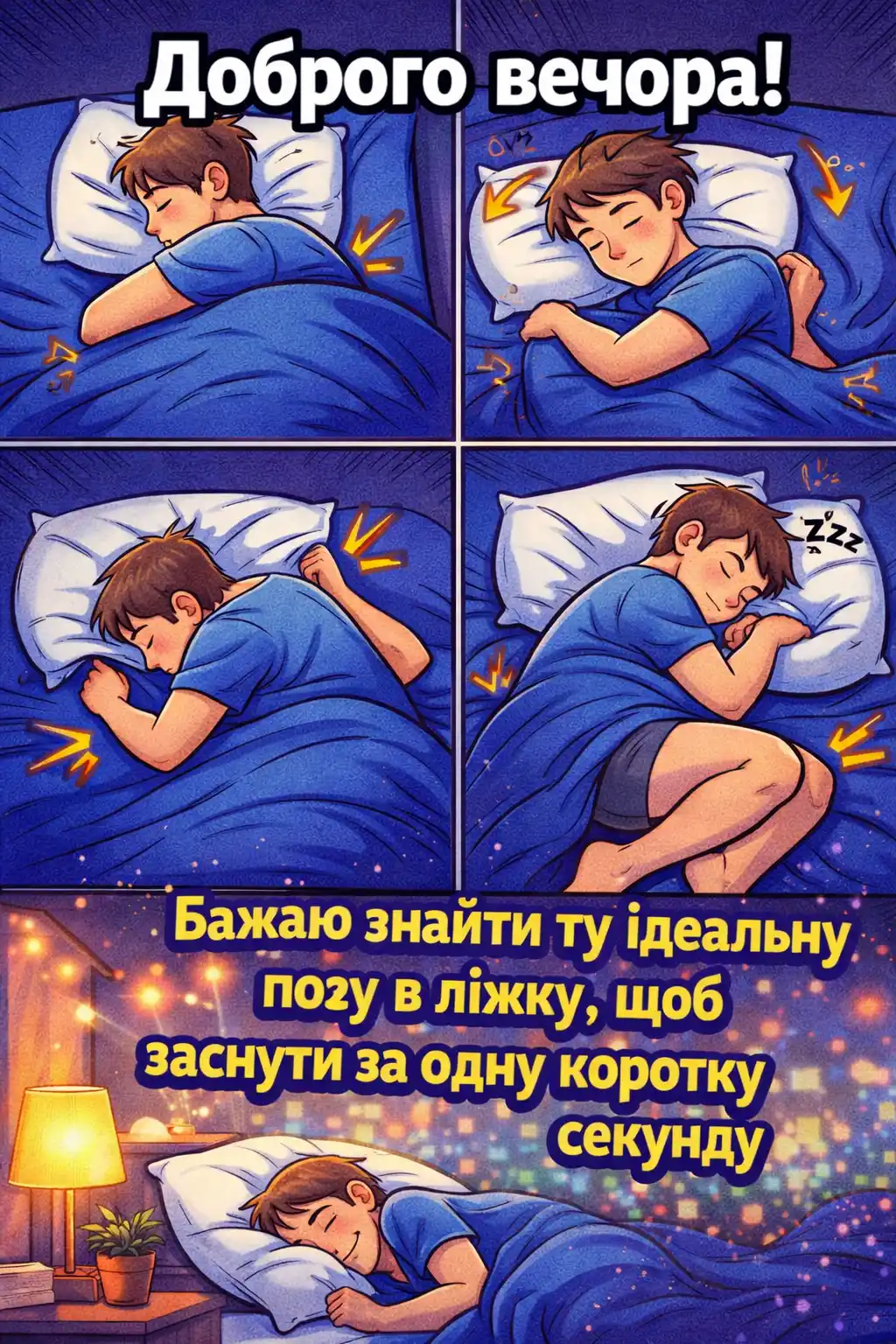 Доброго вечора і тихої ночі: душевні побажання та красиві листівки для затишку