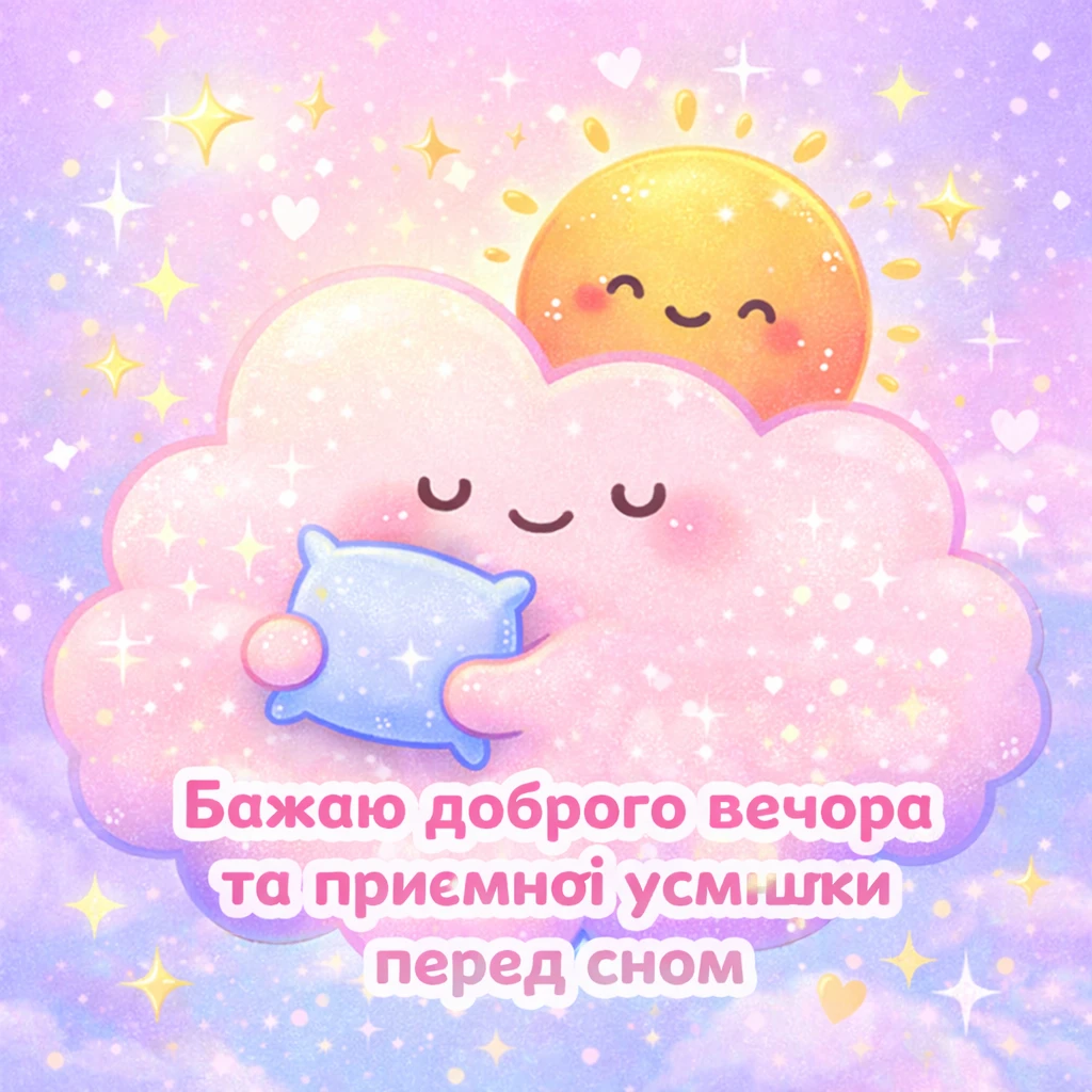 Доброго вечора і тихої ночі: душевні побажання та красиві листівки для затишку