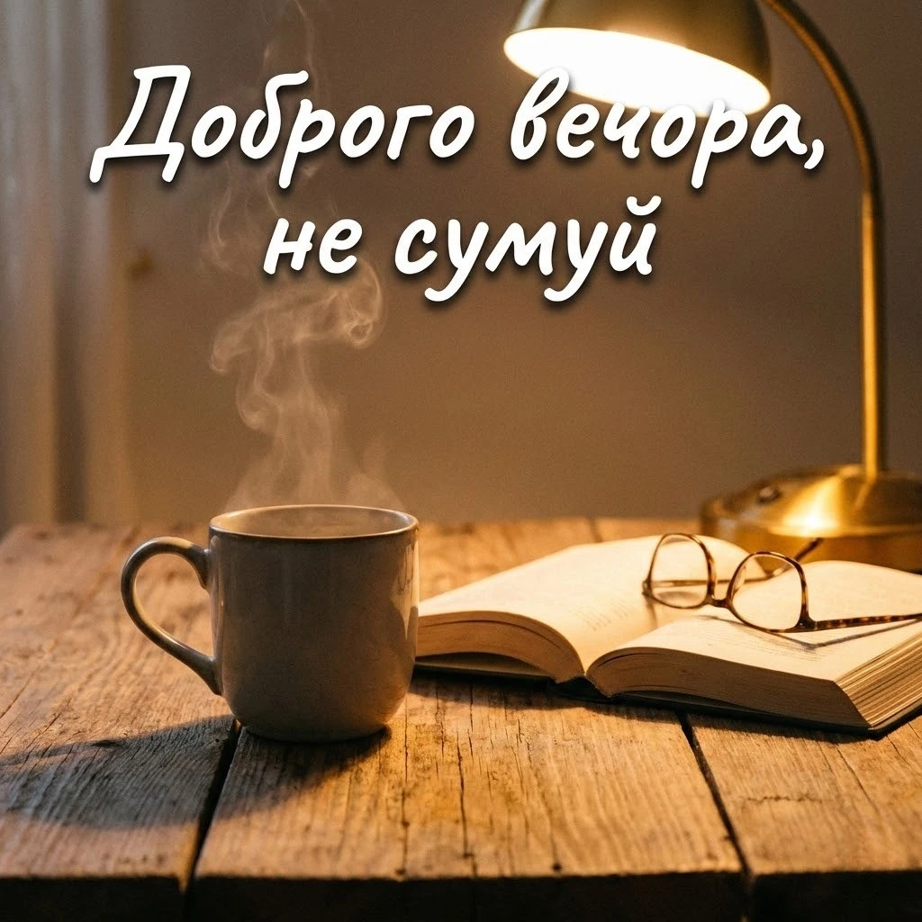Доброго вечора і тихої ночі: душевні побажання та красиві листівки для затишку