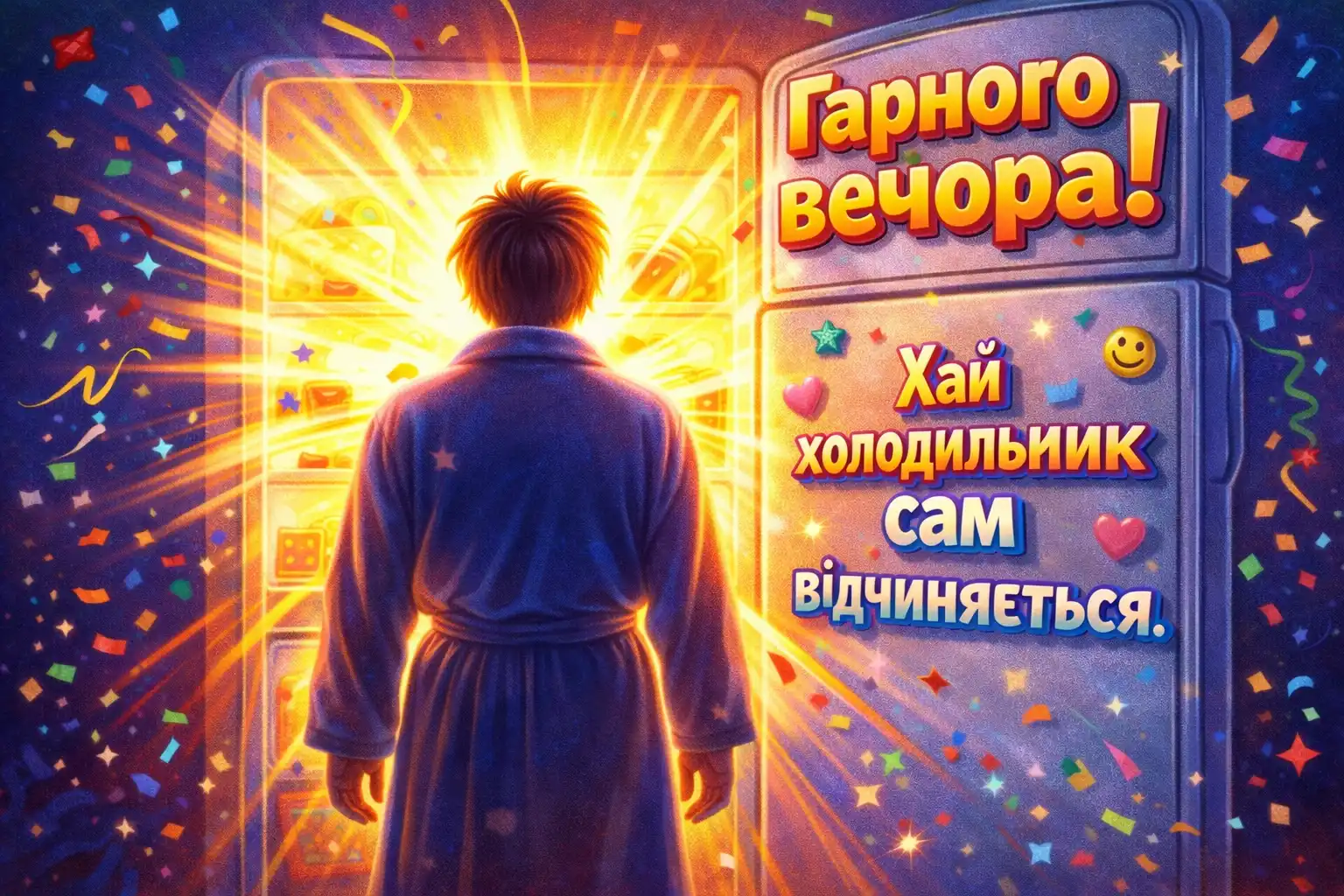 Гарного вечора: приколи та найтепліші побажання доброго вечора у картинках