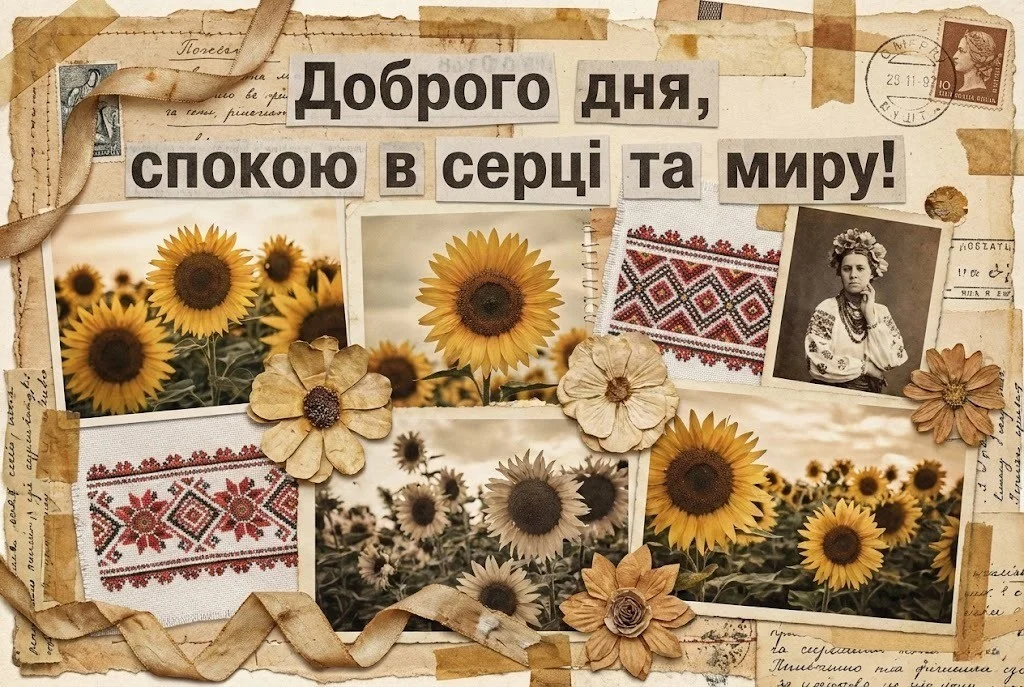 Доброго дня, Україно: мотиваційні картинки та душевні побажання для гарного настрою