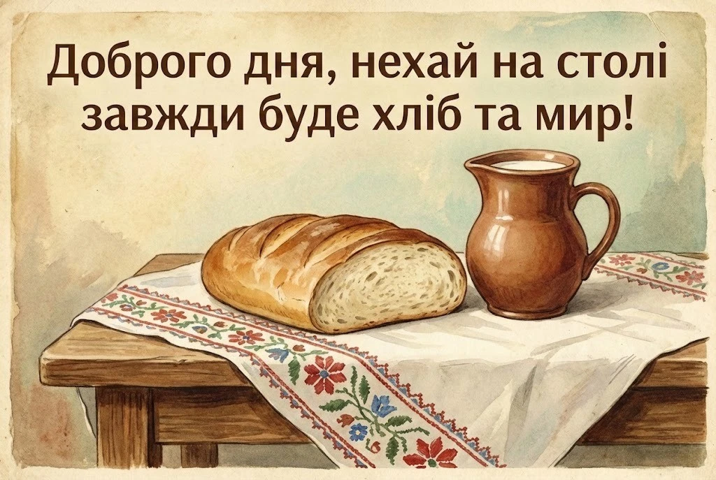 Доброго дня, Україно: мотиваційні картинки та душевні побажання для гарного настрою