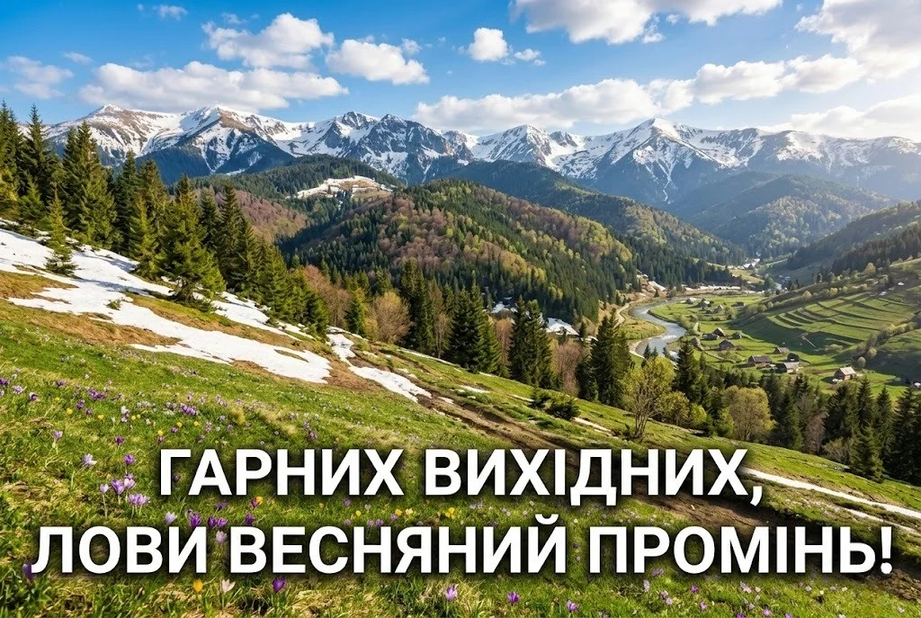 Гарних вихідних: картинки в очікуванні весни та добрий гумор для настрою