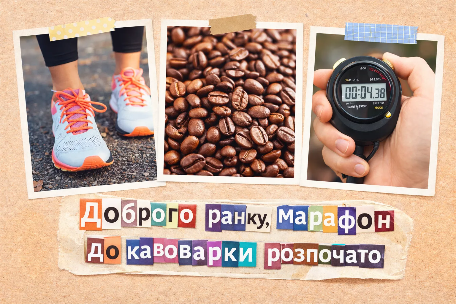 Доброго ранку та спокійного дня: спортивний гумор у яскравих листівках для бадьорого настрою