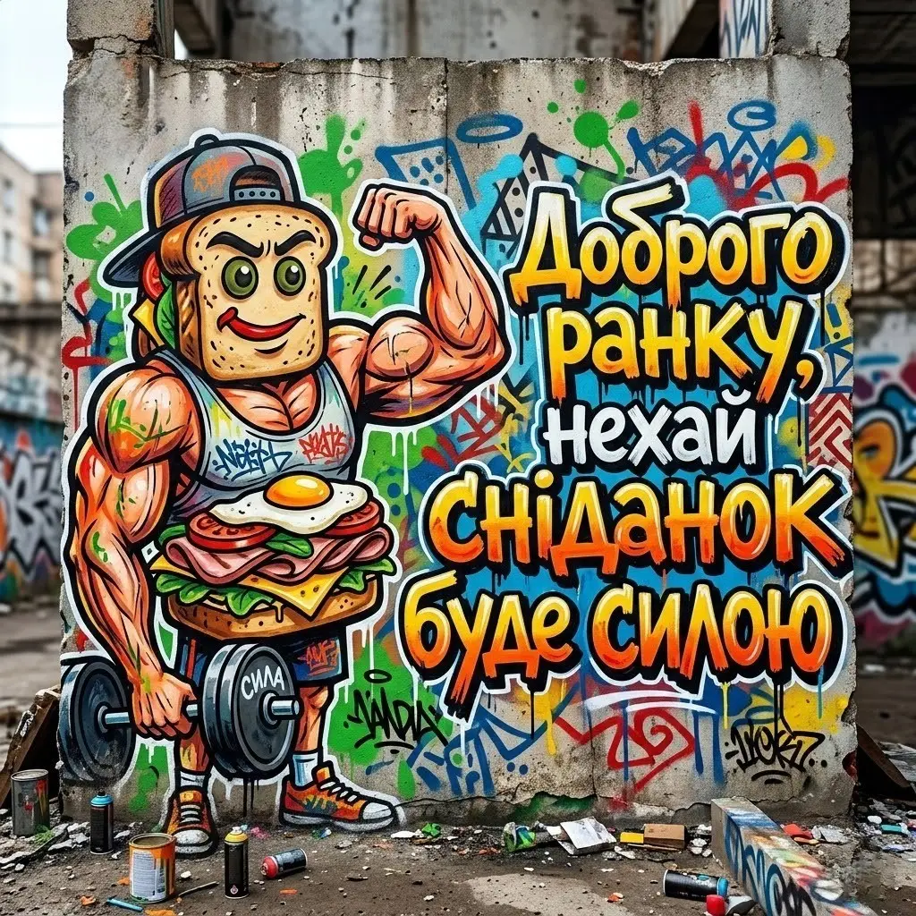 Доброго ранку та спокійного дня: спортивний гумор у яскравих листівках для бадьорого настрою